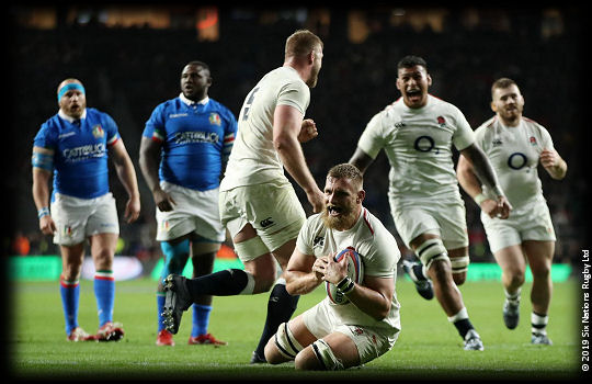 England v Italy Brad Shields Six Nations 2019